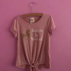 Unicorn pink 🎊short sleeve shirt